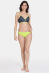 Zelocity Padded Bikini Set With Hook - Lime Punch — thumbnail 4